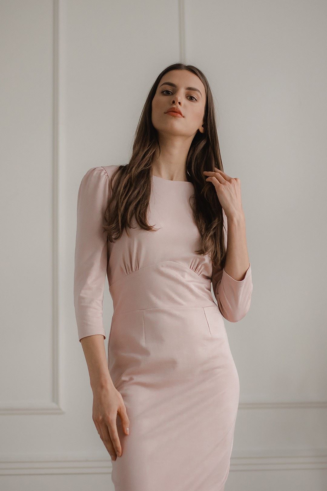 Dress L079 Pink XL