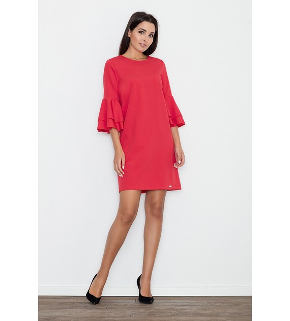 Sukienka M564 Czerwona XL