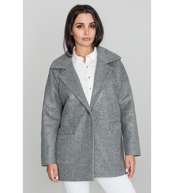 Coat M590 Grey Oversized