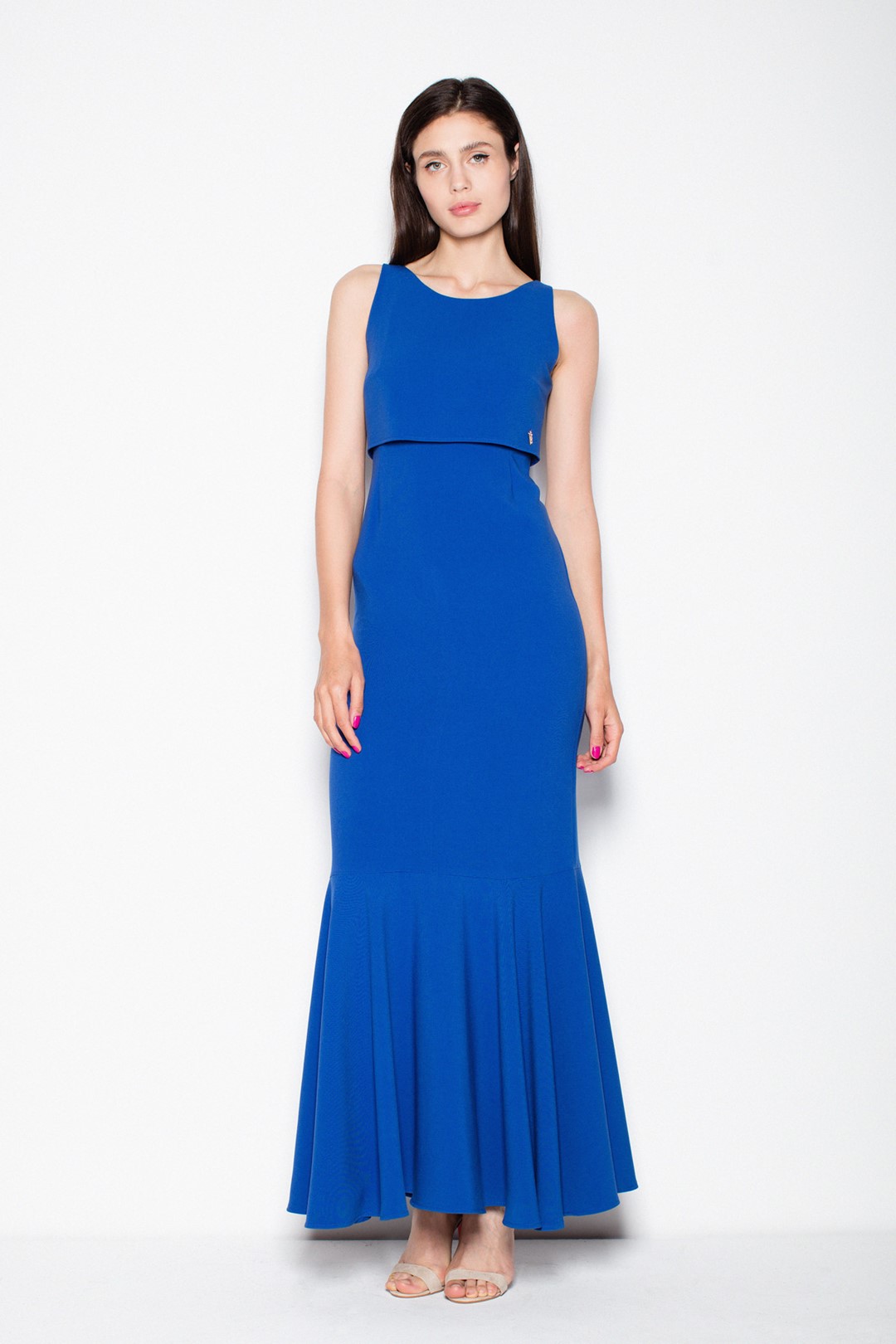 Sukienka VT090 Niebieski M