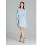 Sukienka L083 Niebieski XL