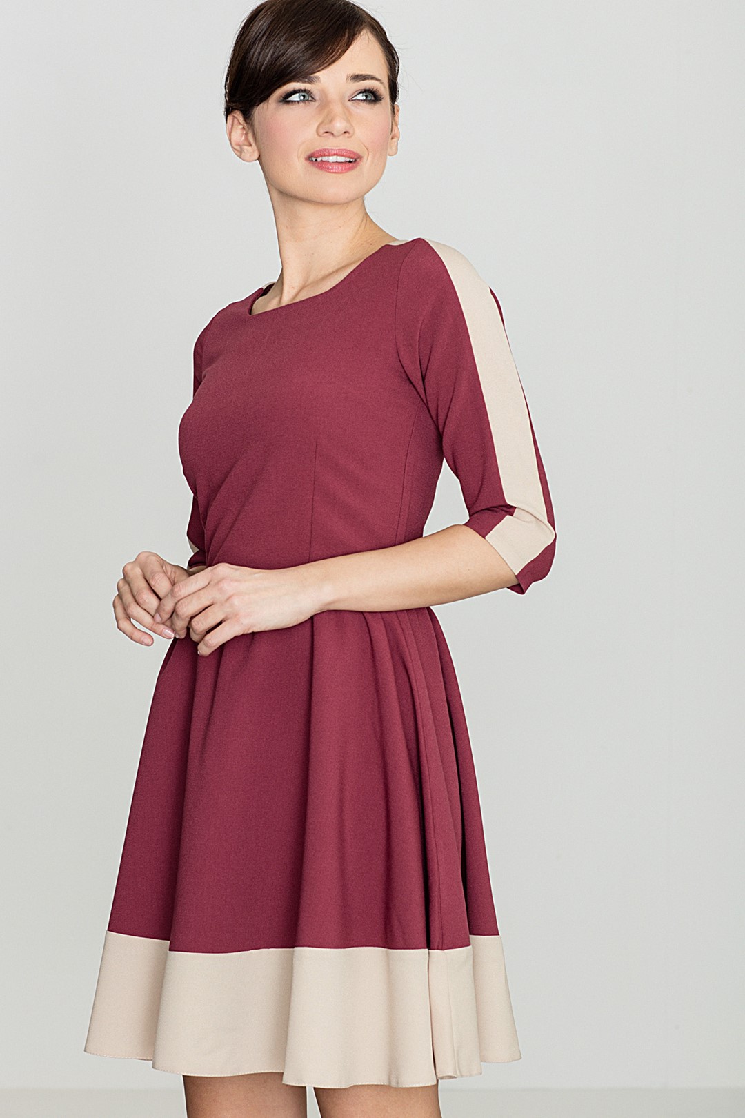 Dress K057 Deep red S