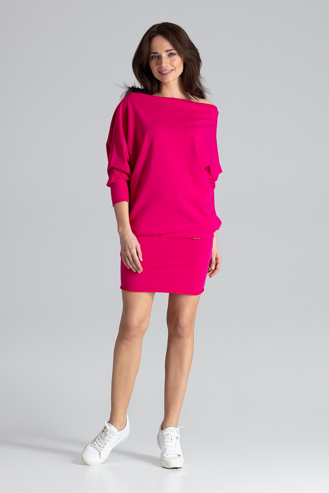 Dress K254 Fuchsia L/XL