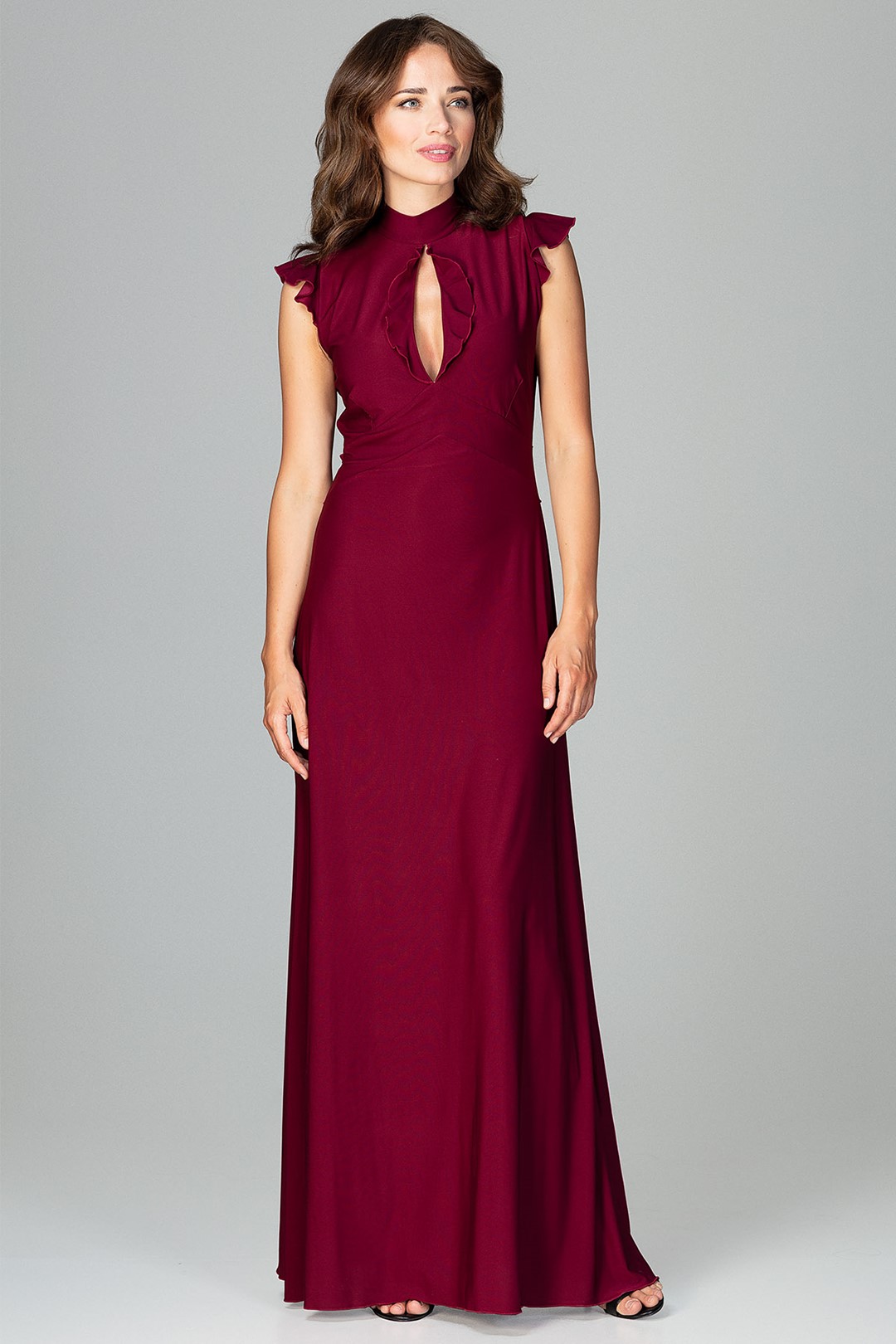 Dress K486 Deep Red S
