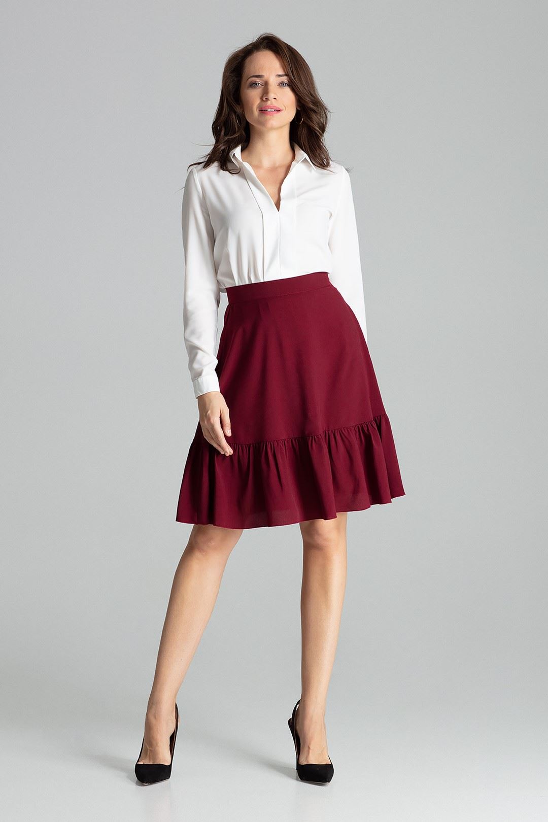Skirt L057 Deep Red XL