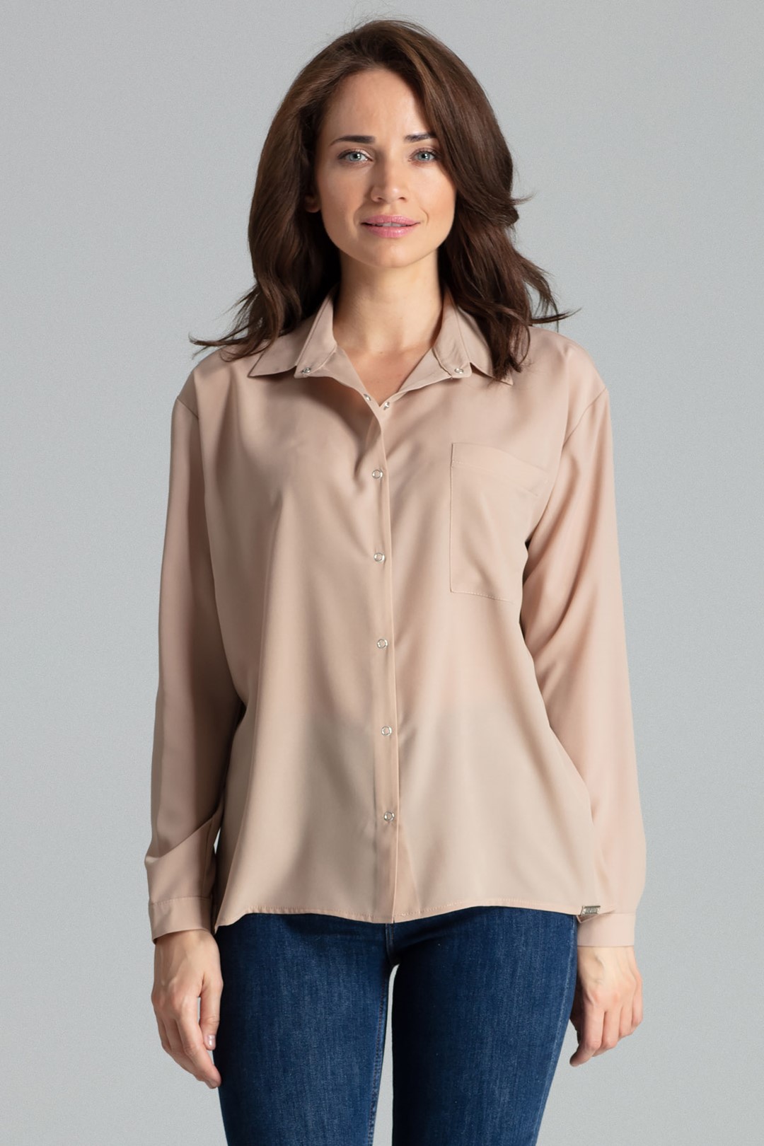 Shirt L059 Beige L