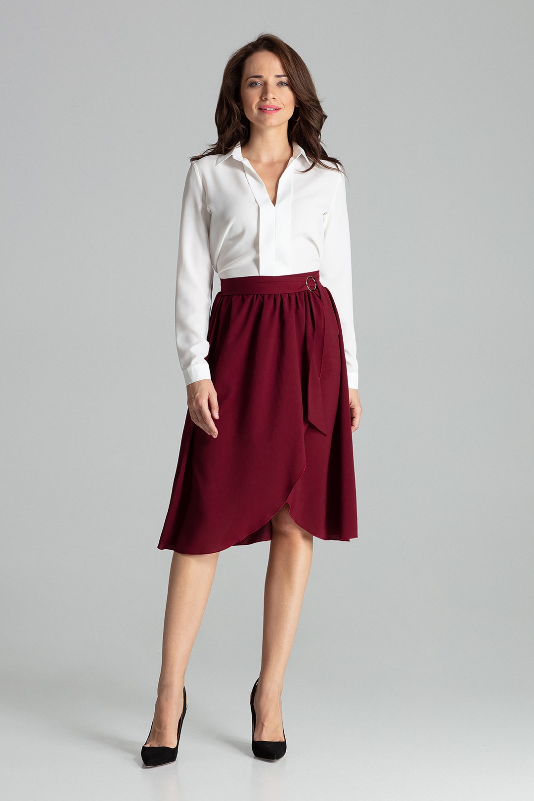 Spódnica L060 Bordo XL