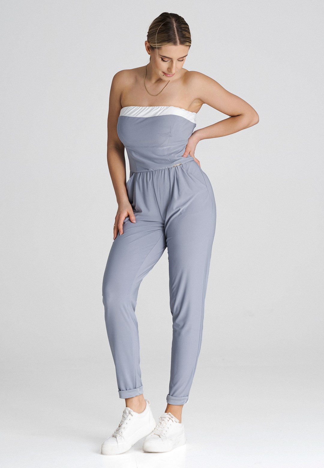 Jumpsuit M1025 Grey S