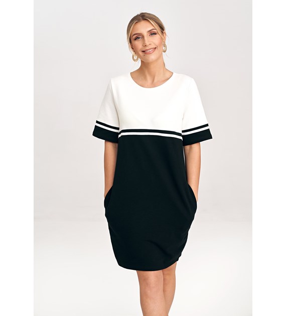 Dress M1028 Black-ecru XXXL