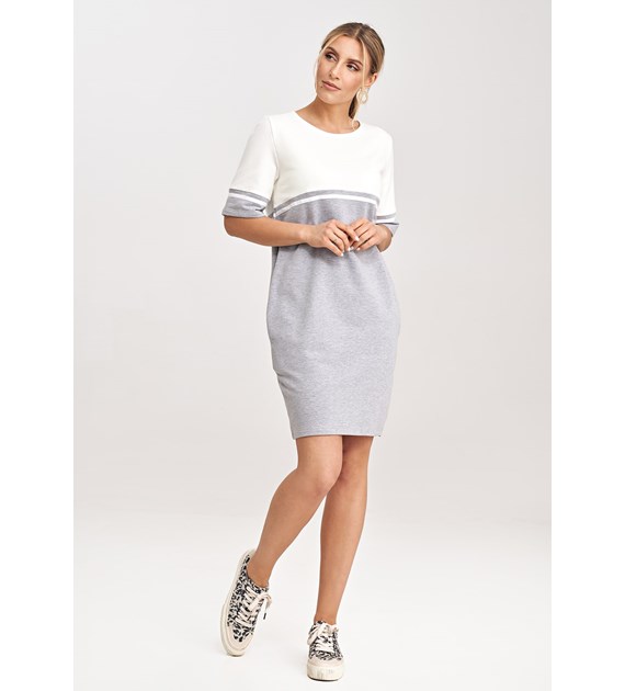 Dress M1028 Grey-ecru XXXL