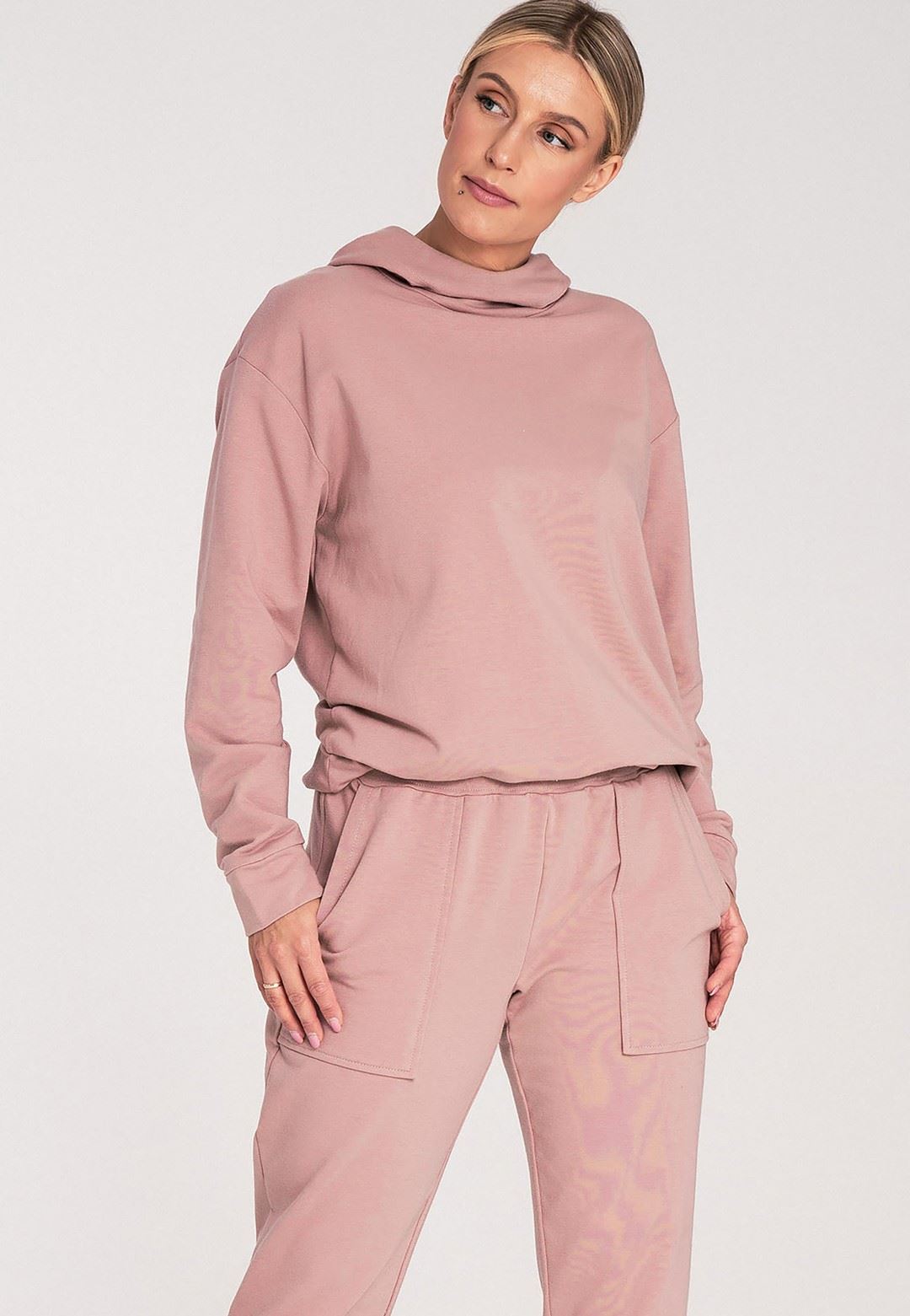 Bluza M1034 Ciemny Róż XL