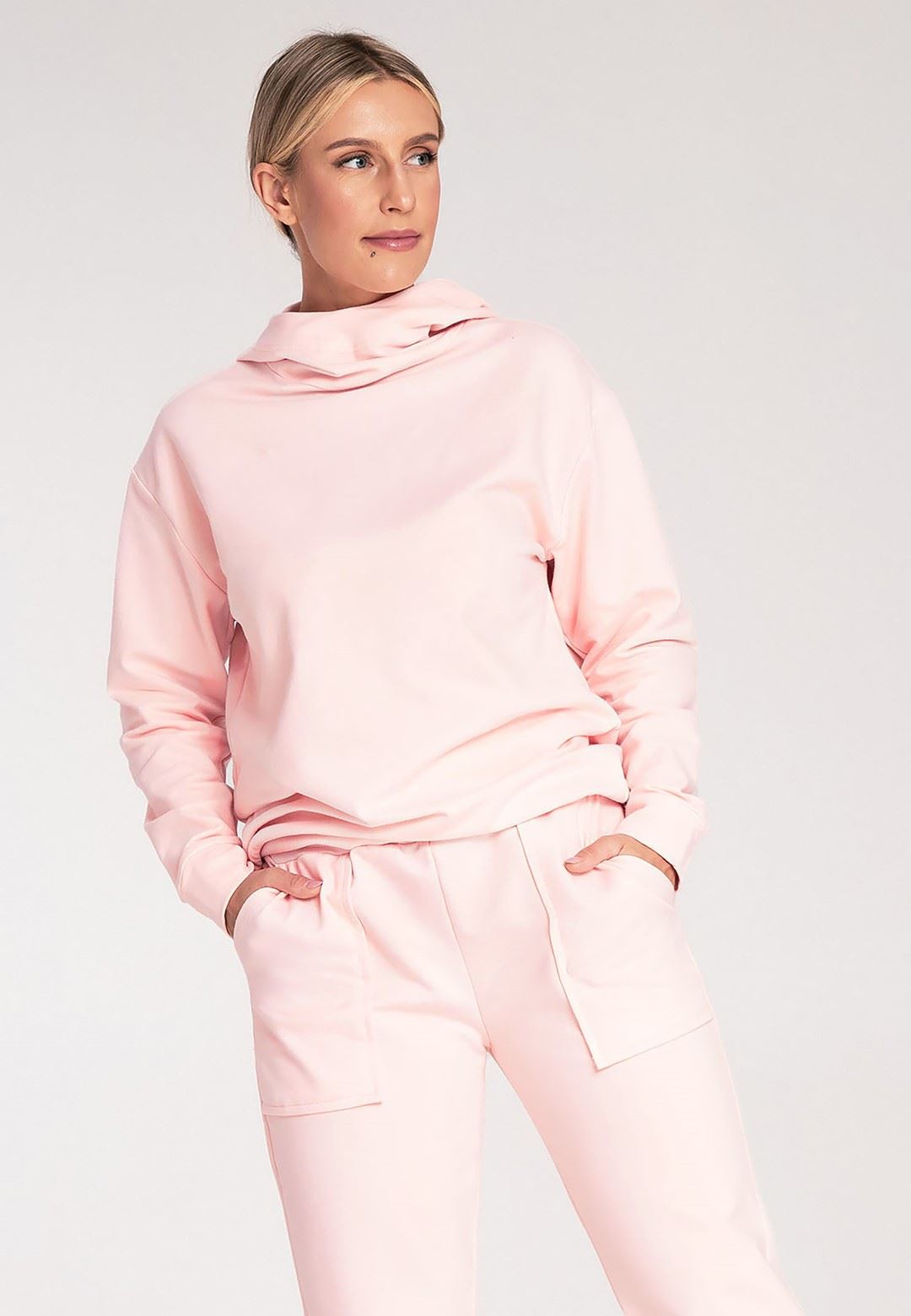 Bluza M1034 Jasny Róż XL