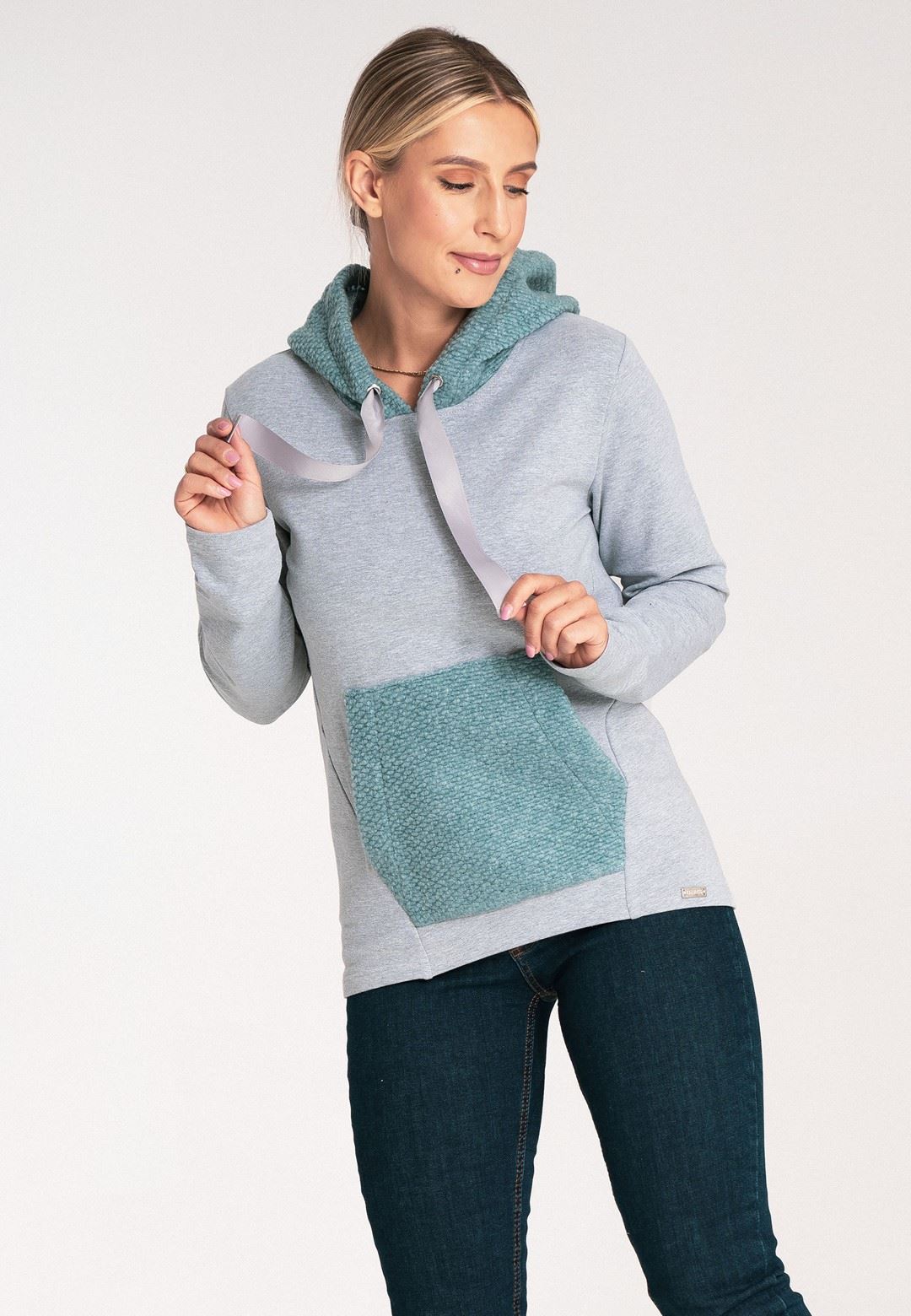 Bluza M1045 Mięta XS