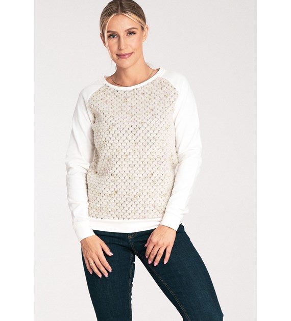 Sweatshirt M1046 Ecru XS