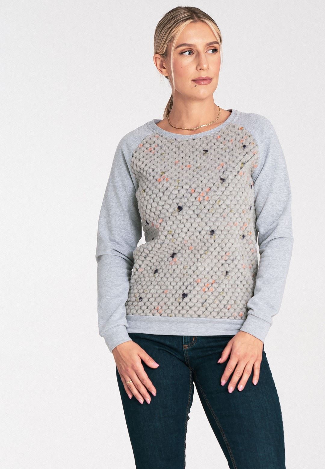 Bluza M1046 Szary XS