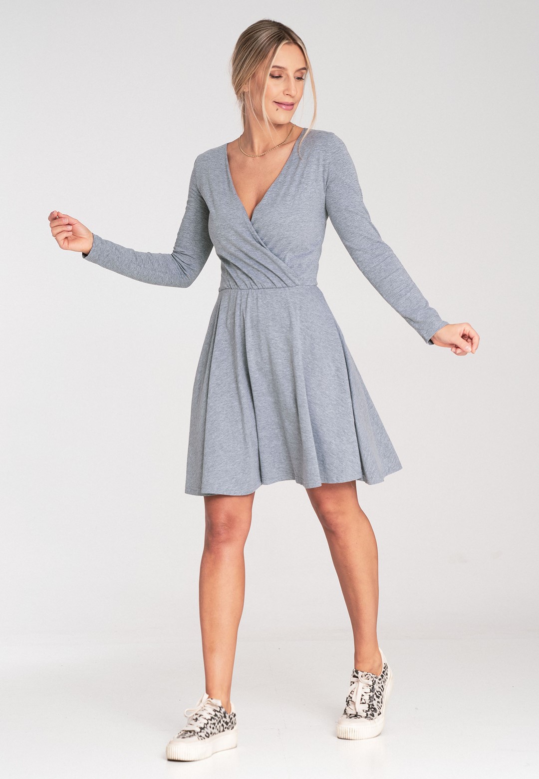 Dress M1050 Grey M