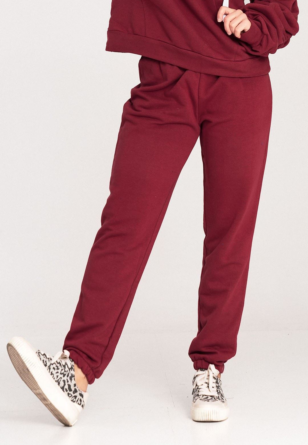 Spodnie M1056 Bordo M