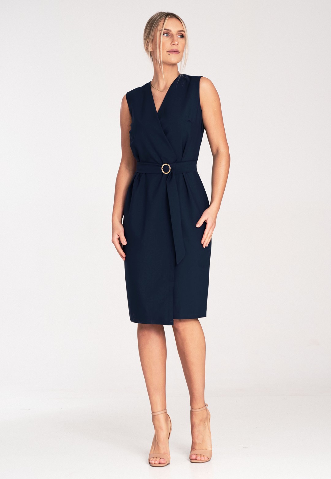 Dress M1066 Navy S