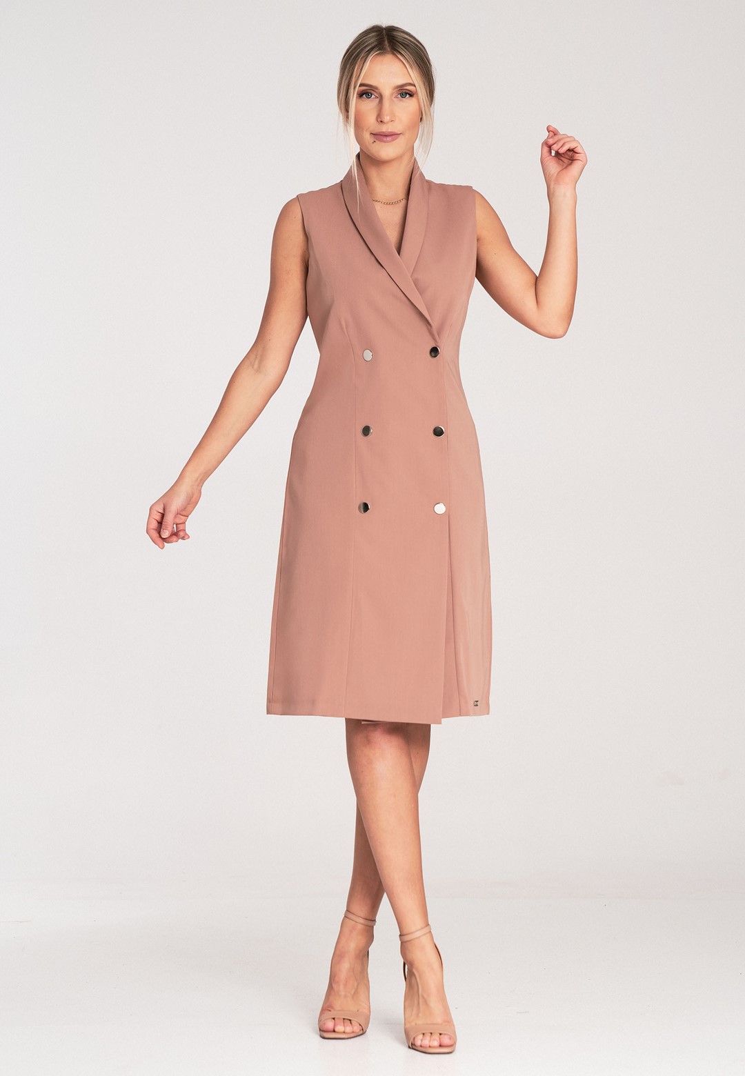 Dress M1067 Beige S