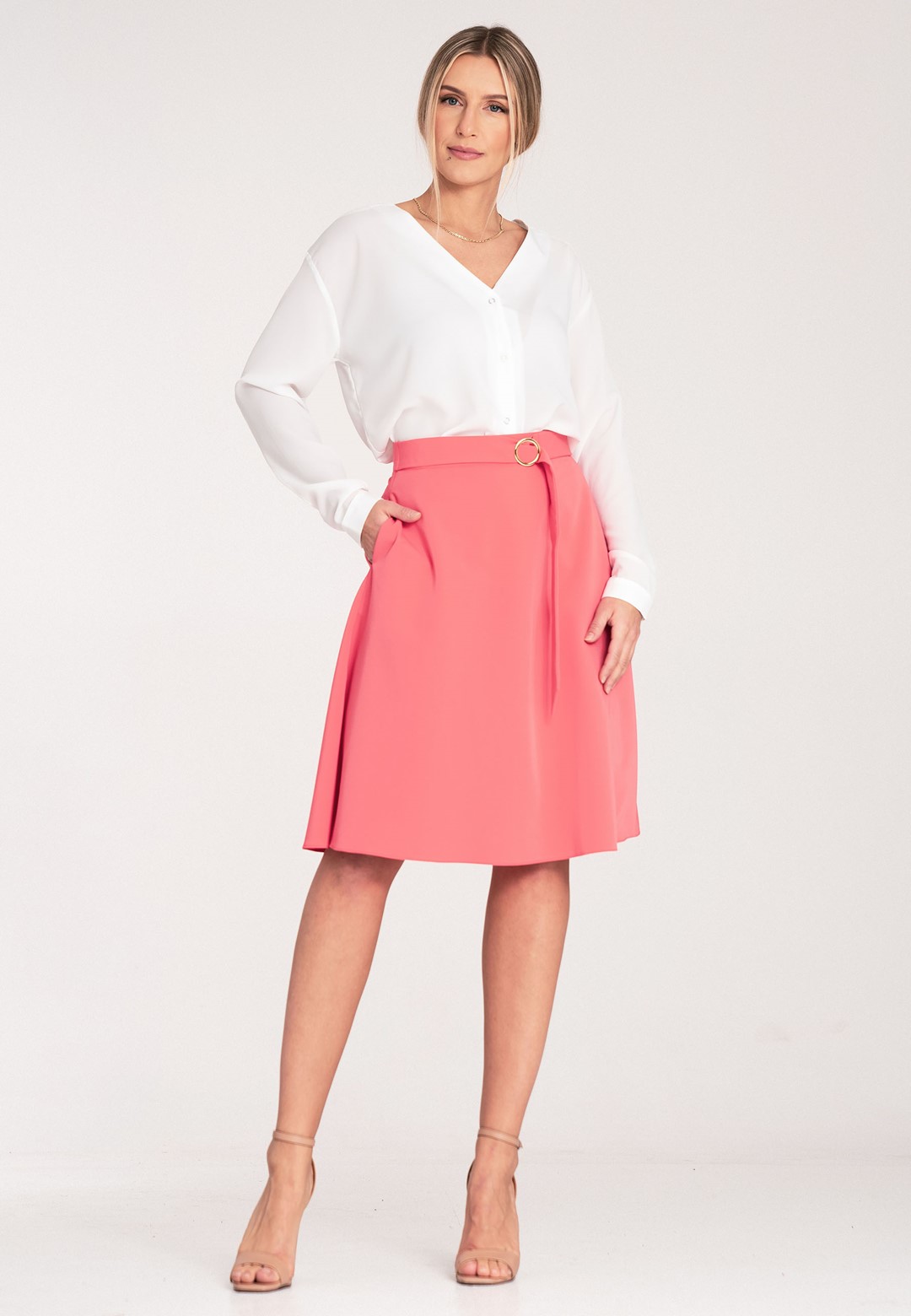 Skirt M1074 Coral S