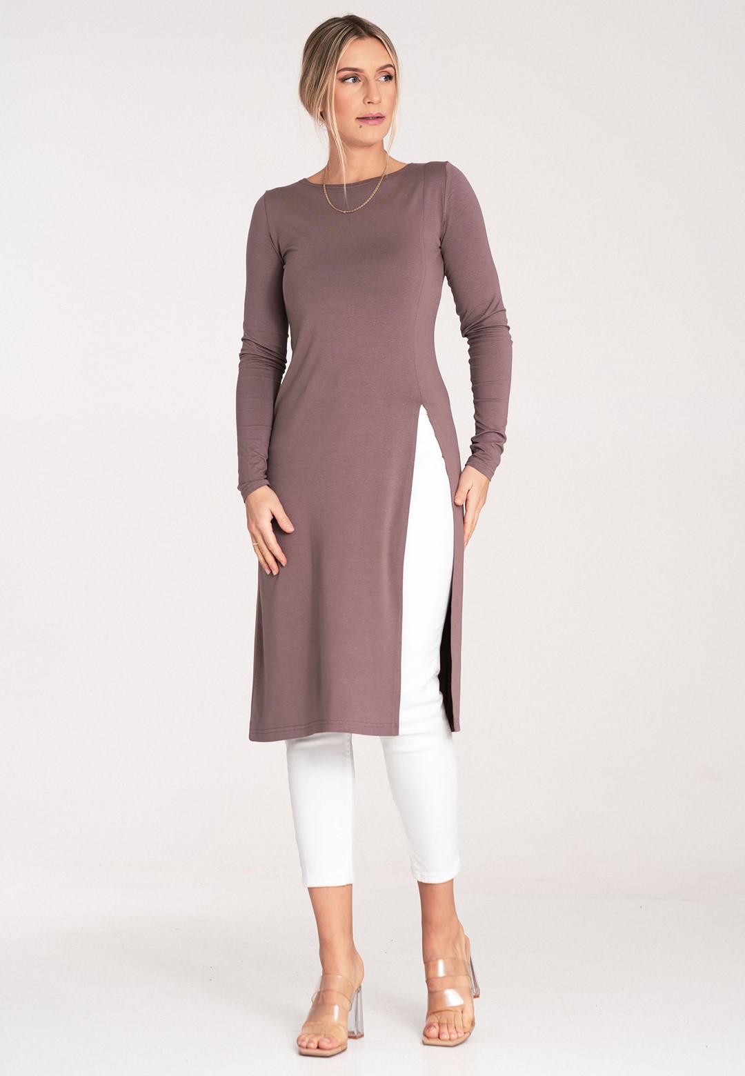 Blouse M1075 Brown S