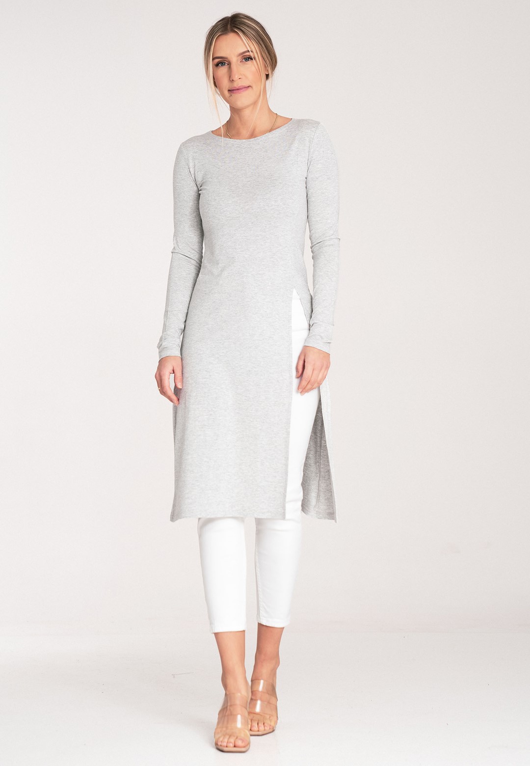 Blouse M1075 Grey L