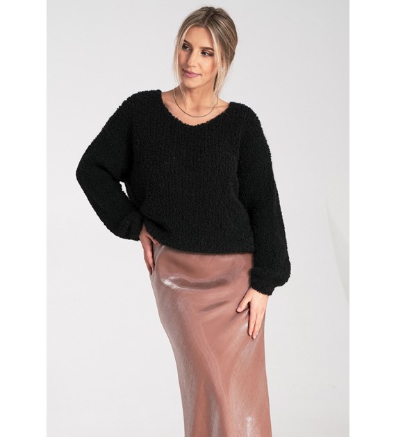 Sweater M1108 Black Oversized