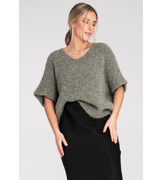 Sweater M1109 Green Oversized