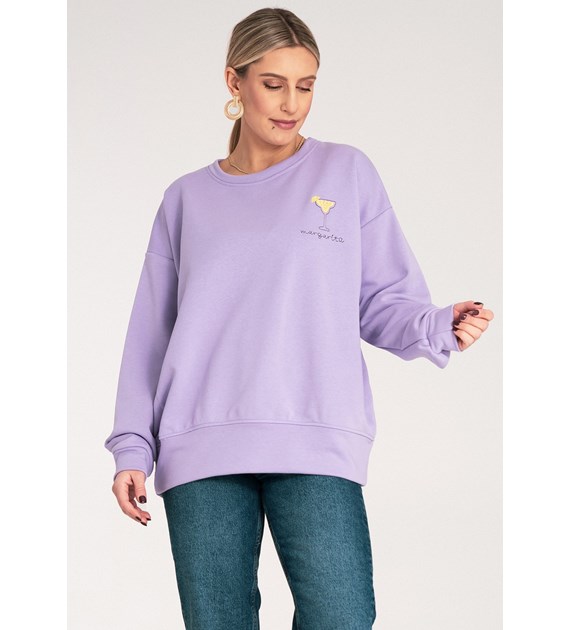 Sweatshirt M1152 Violet S/M