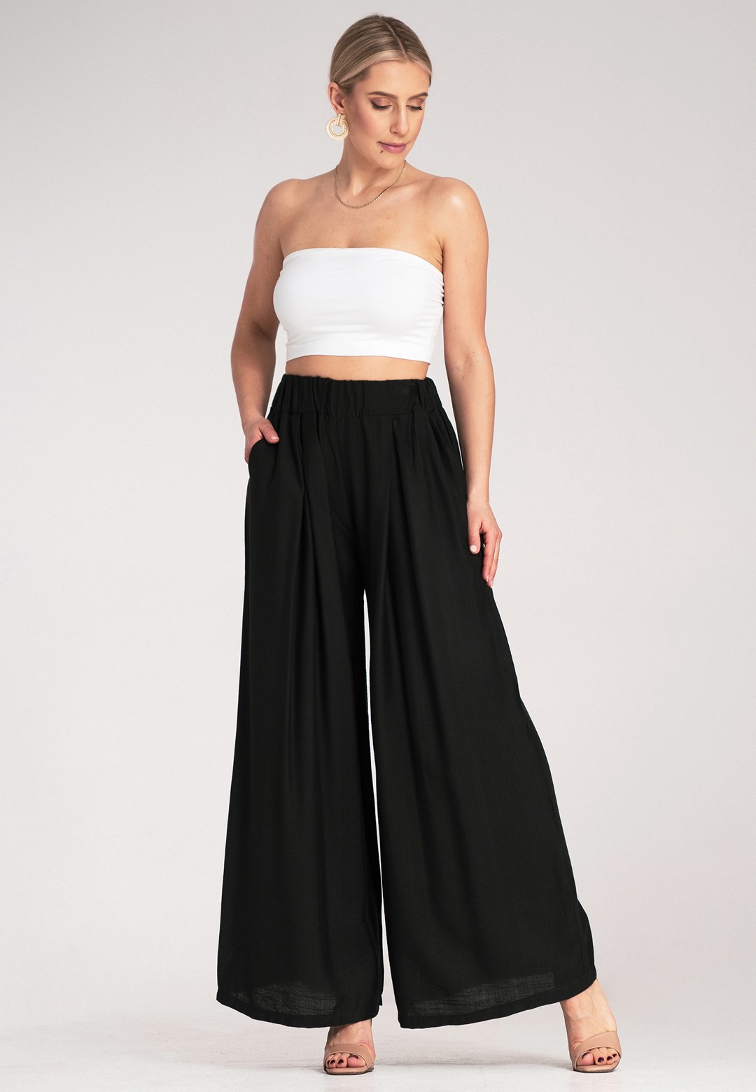 Pants M1158 Black Oversized