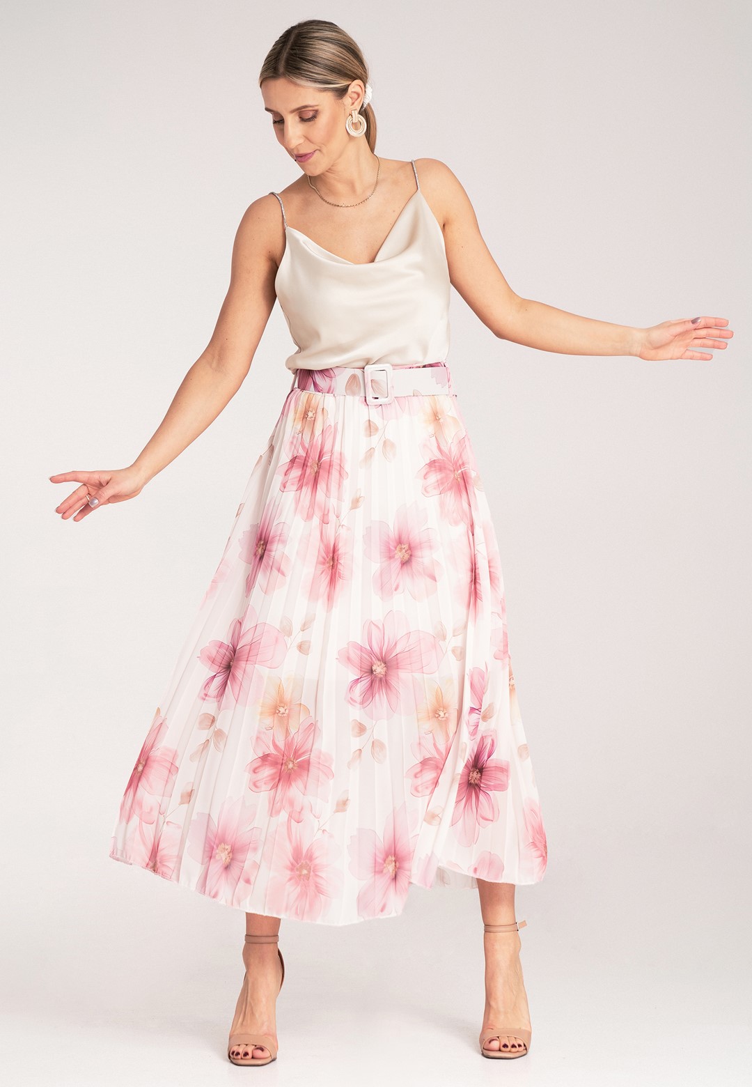 Spódnica M1163 Róż S/M