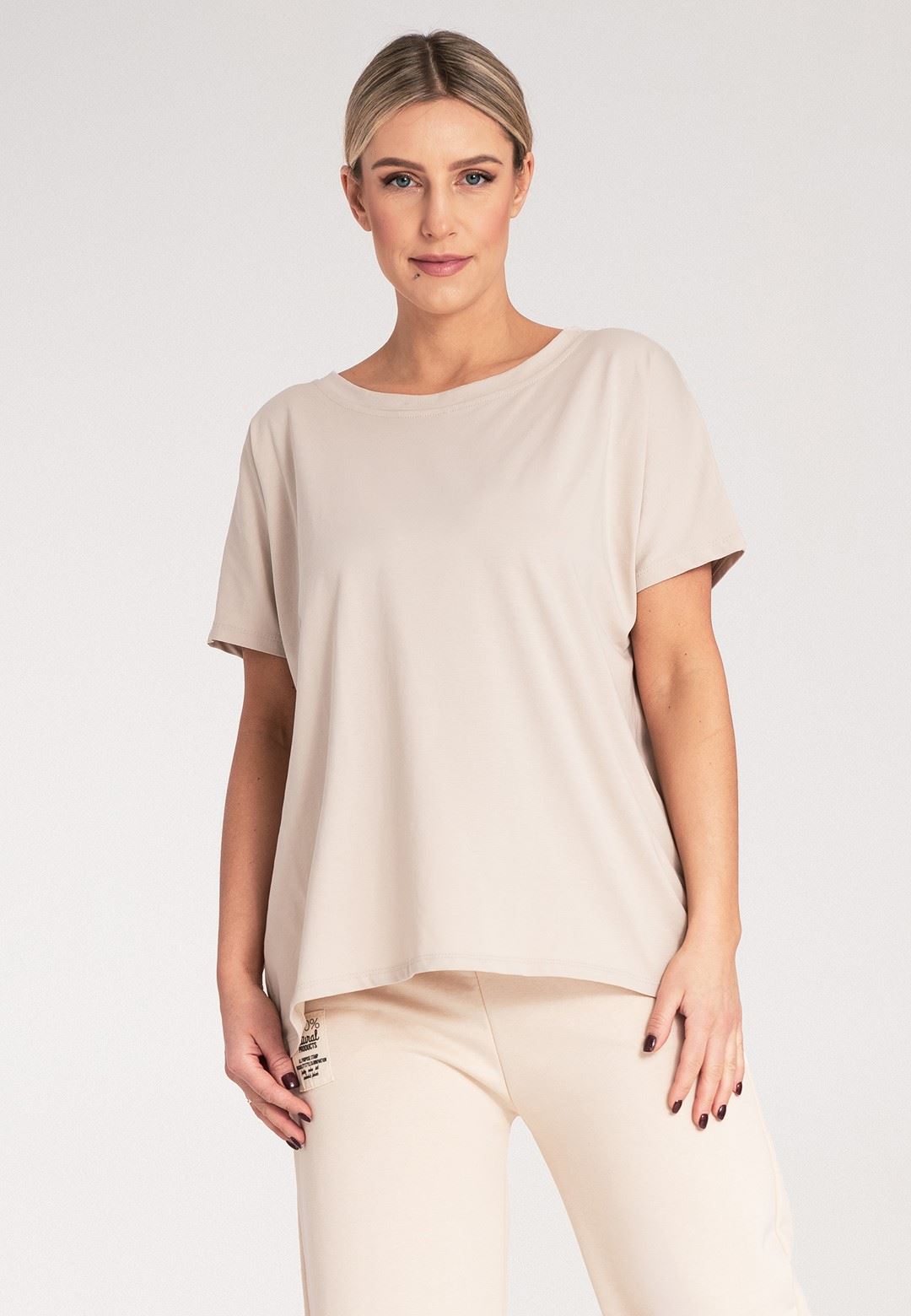 T-Shirt M1164 Beige Oversized
