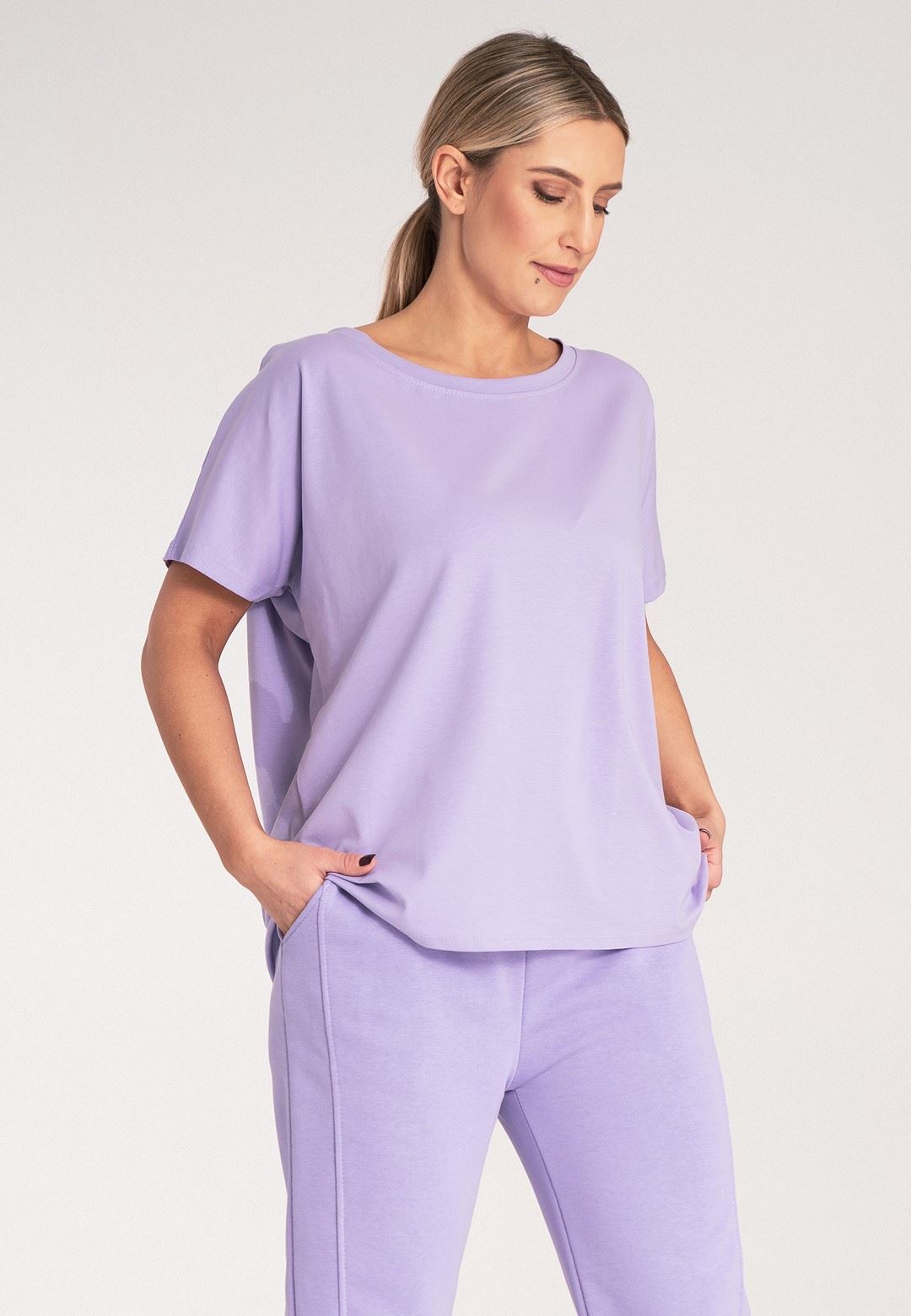 T-Shirt M1164 Violet Oversized
