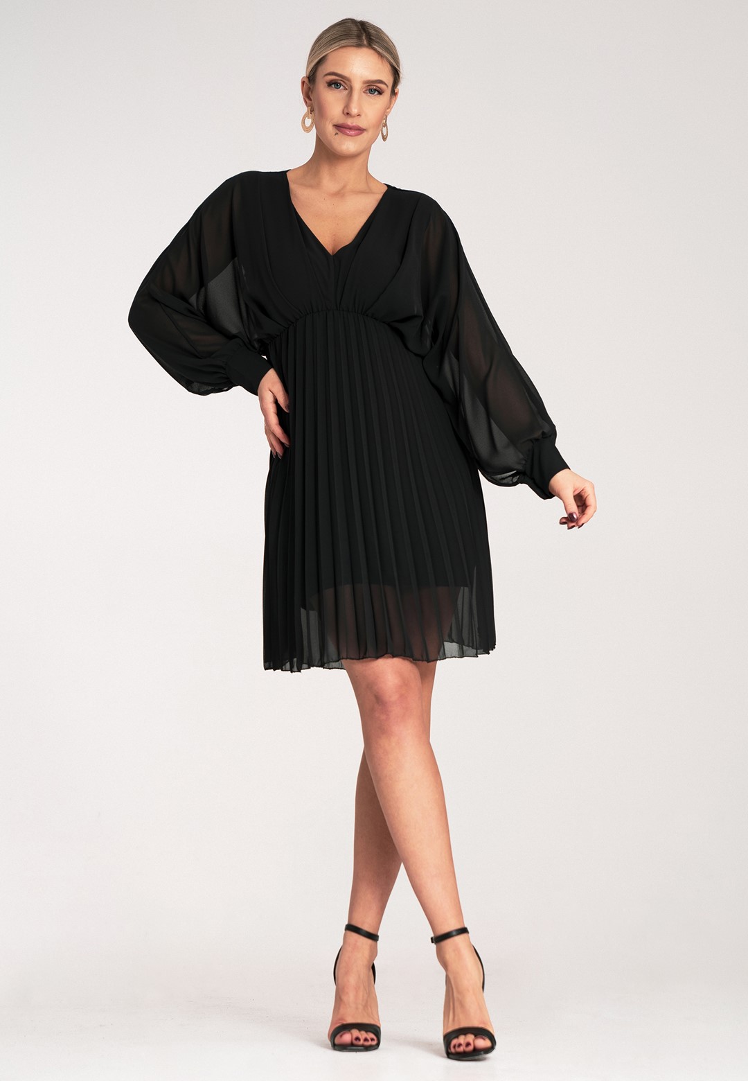 Sukienka M1165 Czarny S/M