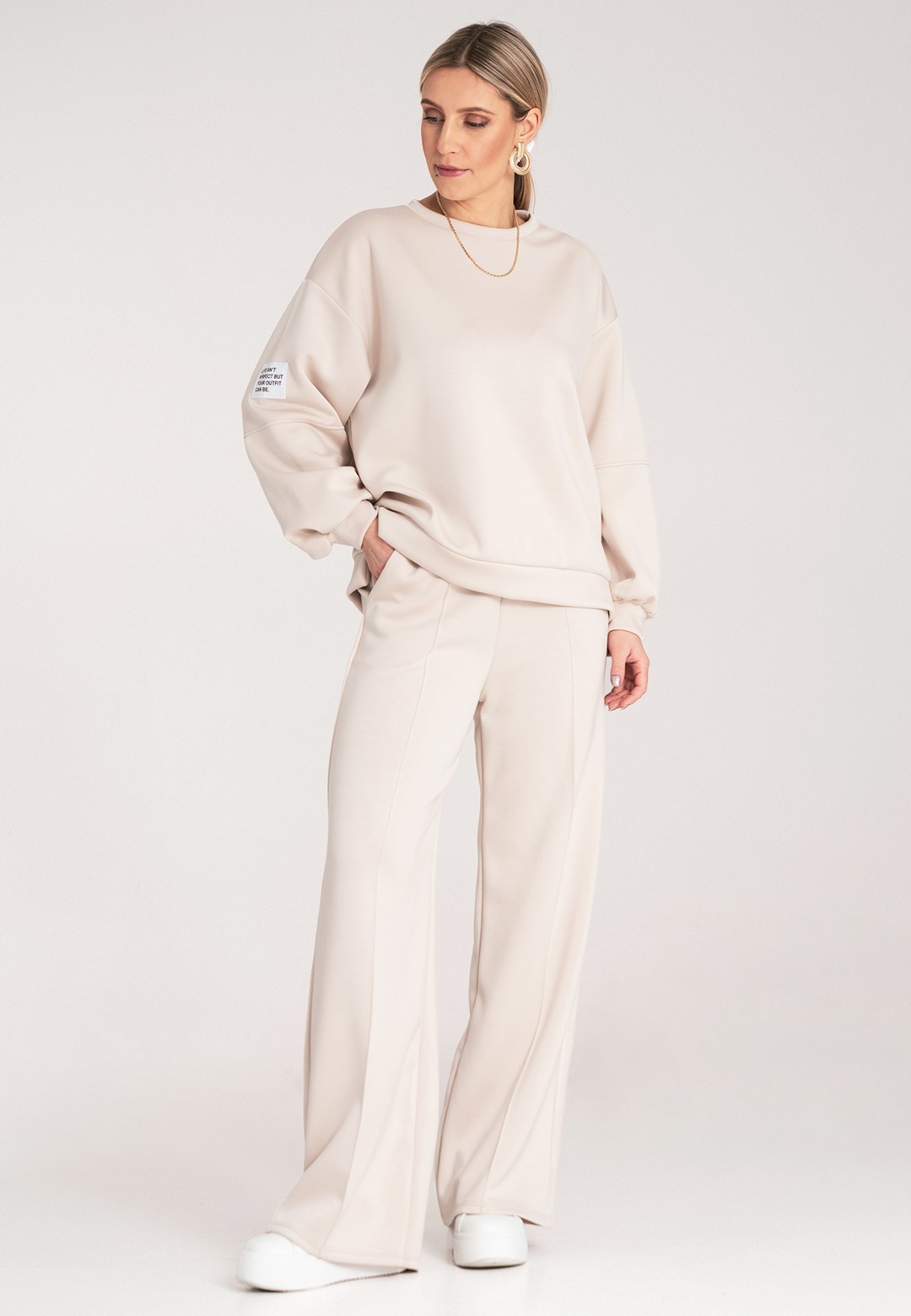 Sweatsuit M1168 Beige S/M