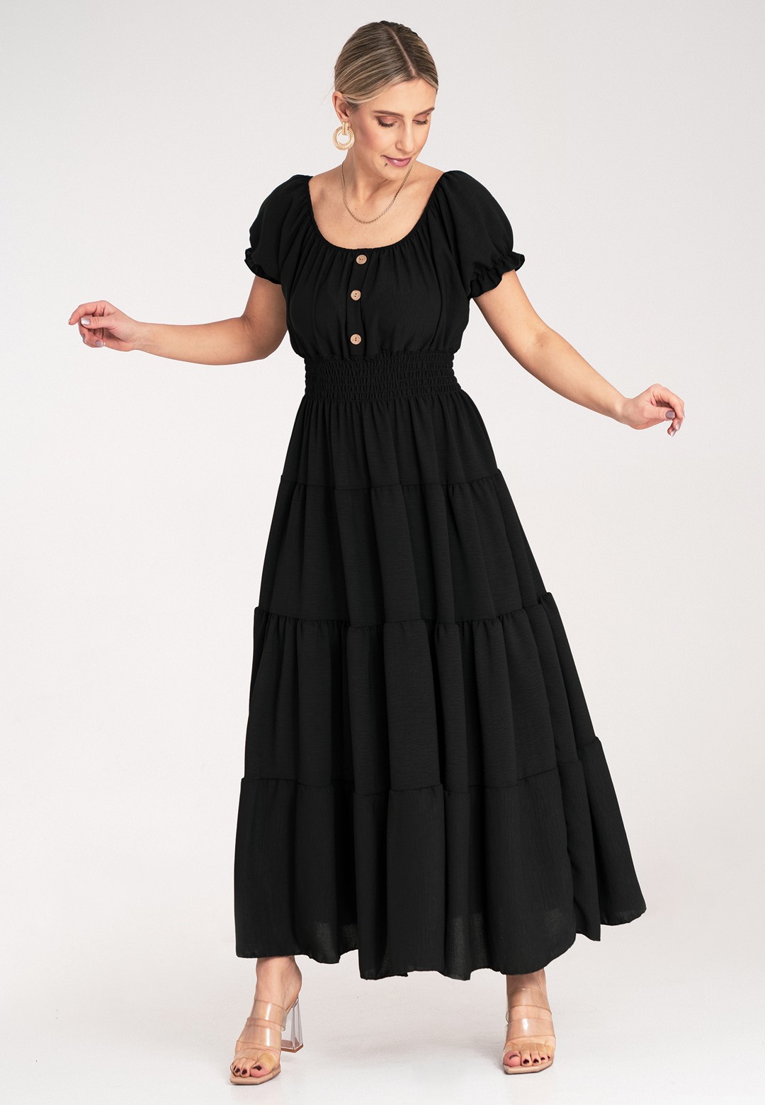 Sukienka M1170 Czarny Uniwersalny