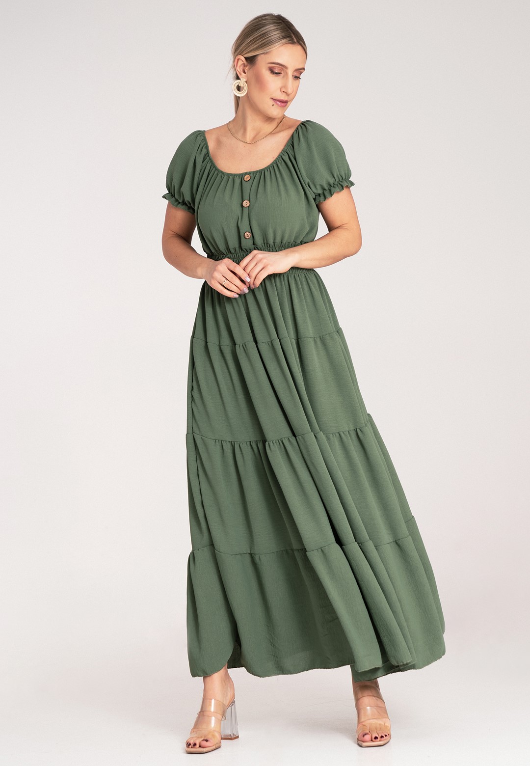 Dress M1170 Green Oversized