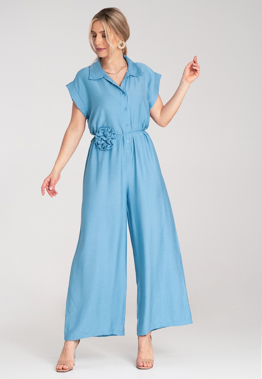 Jumpsuit M1177 Blue Oversized