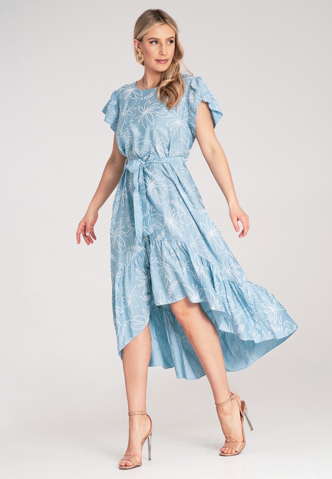 Dress M1179 Blue Oversized