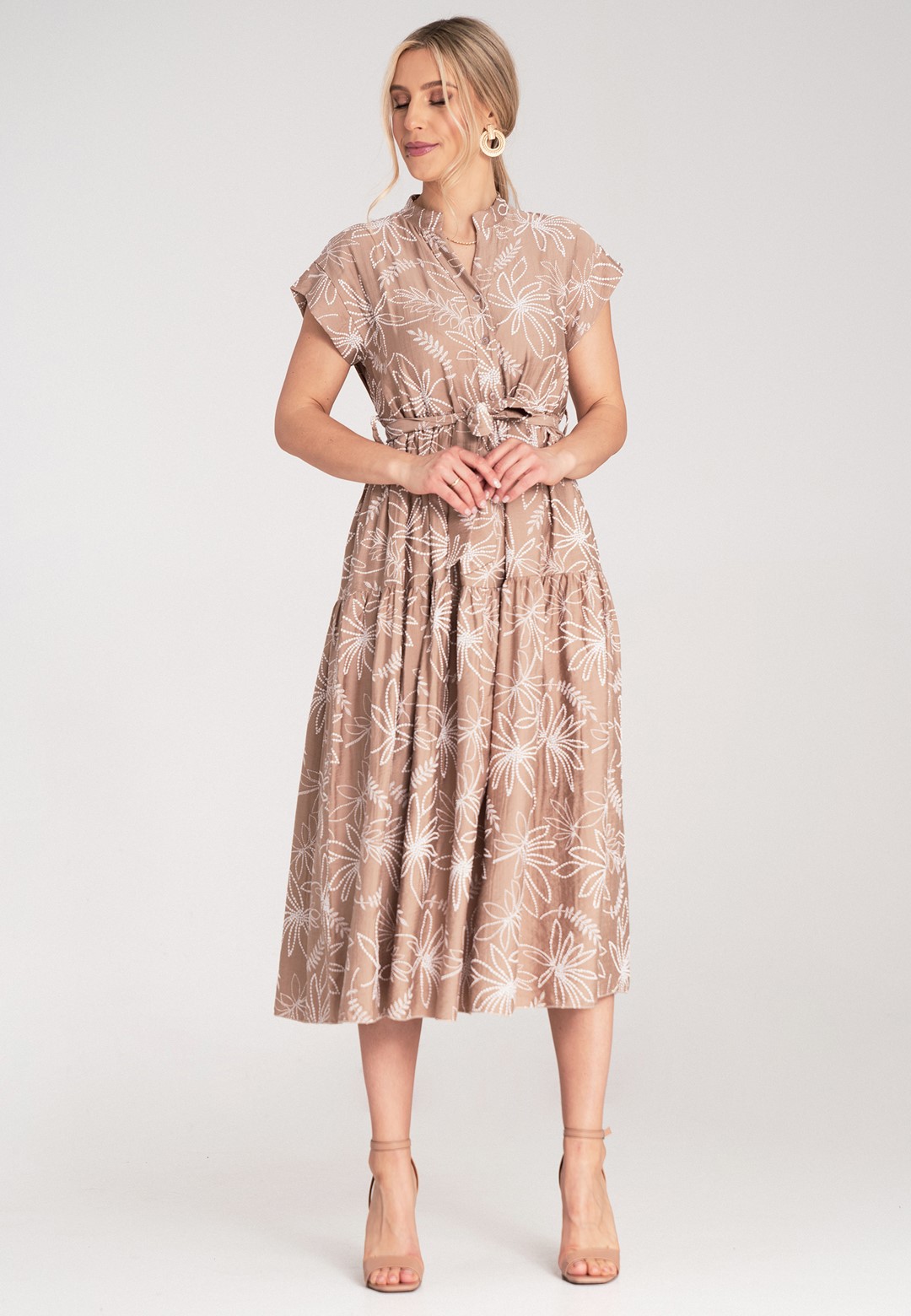 Dress M1180 Brown Oversized