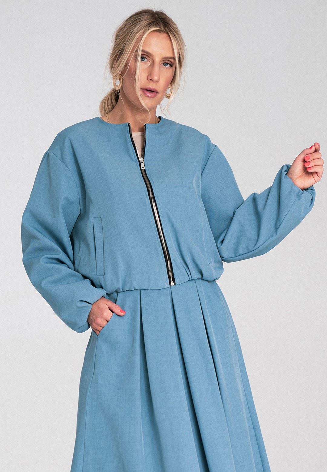 Kurtka M1198 Niebieski S/M