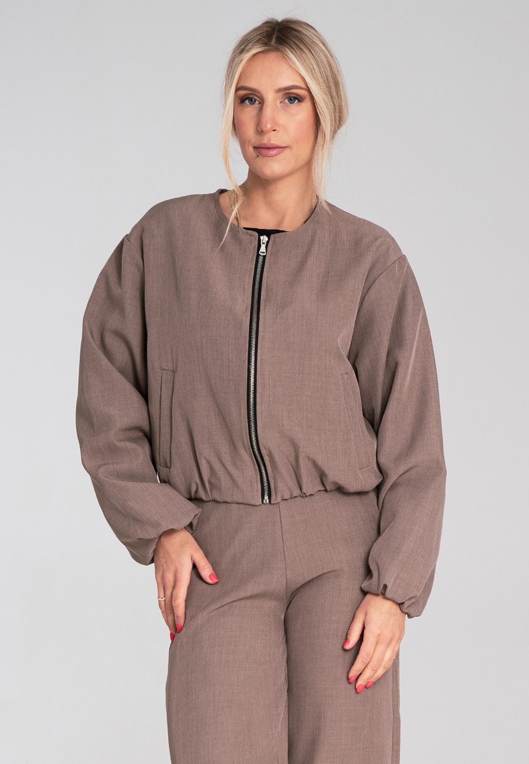 Kurtka M1198 Brąz S/M