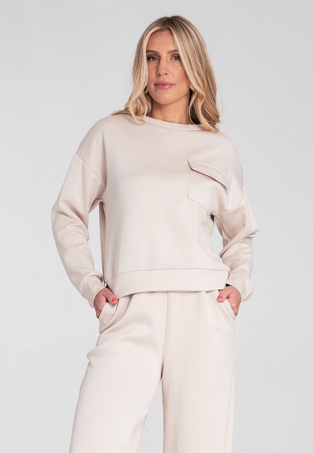 Bluza M1202 Beż S/M