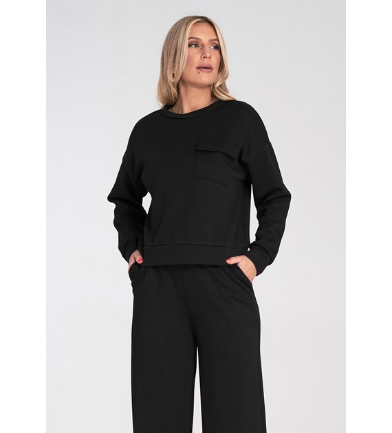 Bluza M1202 Czarny S/M