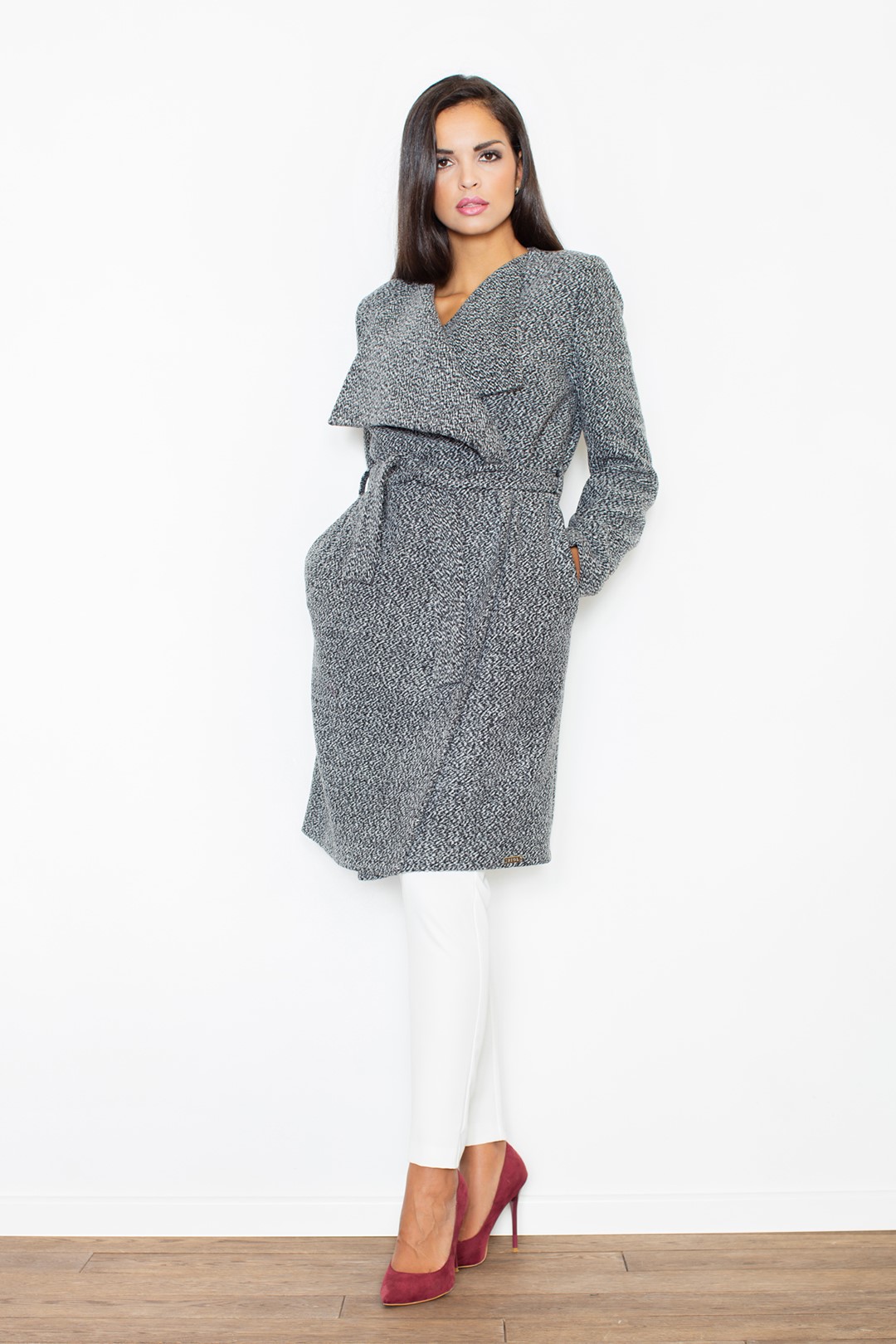 Coat M408 Grey S