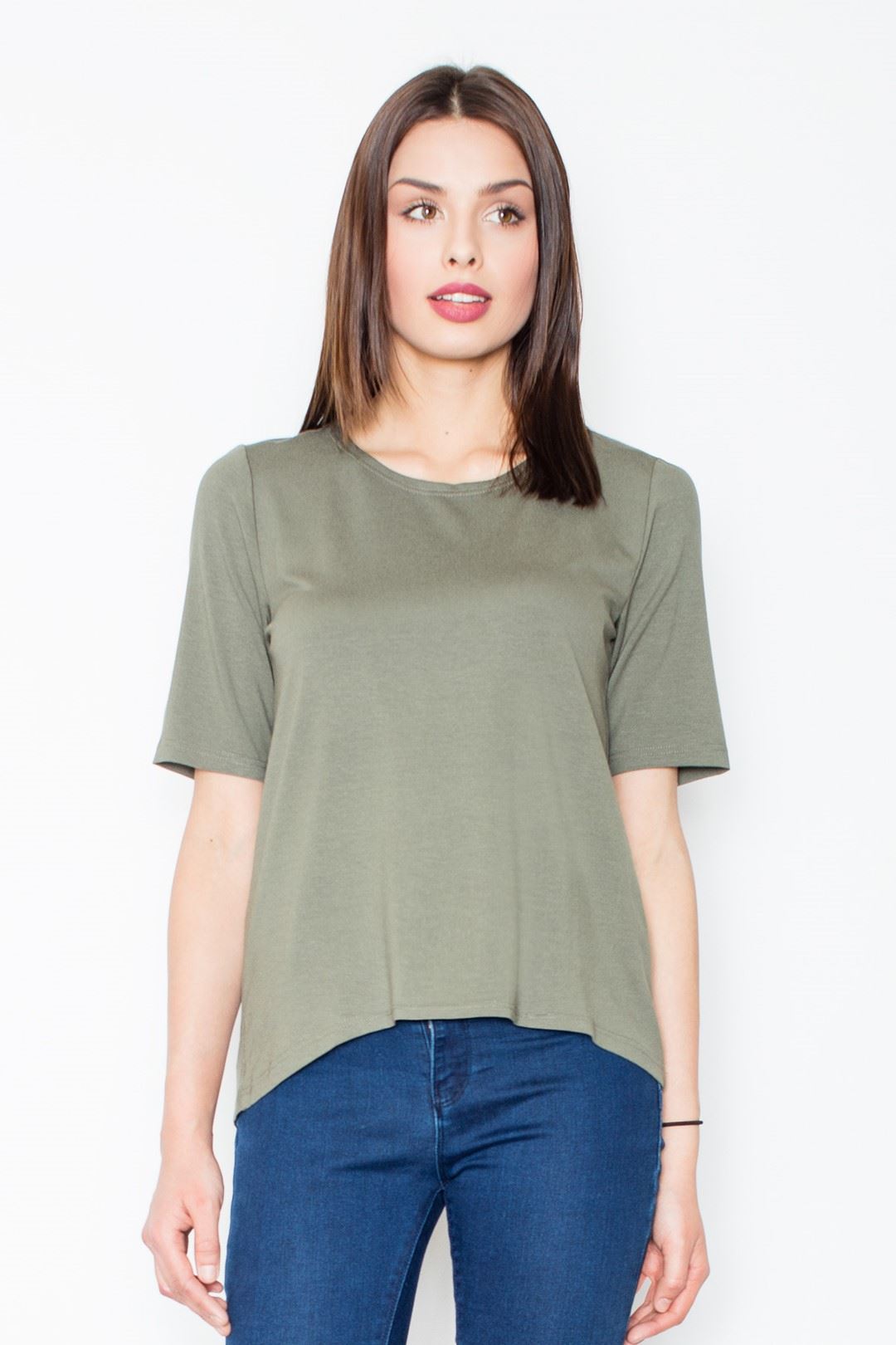 Blouse M436 Olive green XL