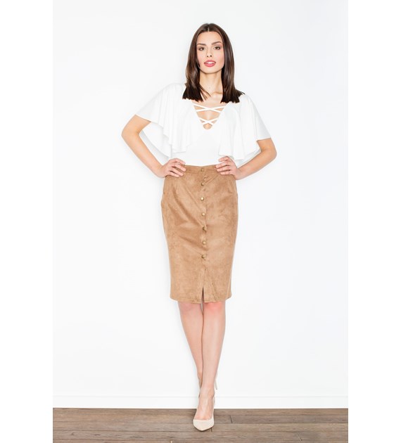 Skirt M453 Brown S