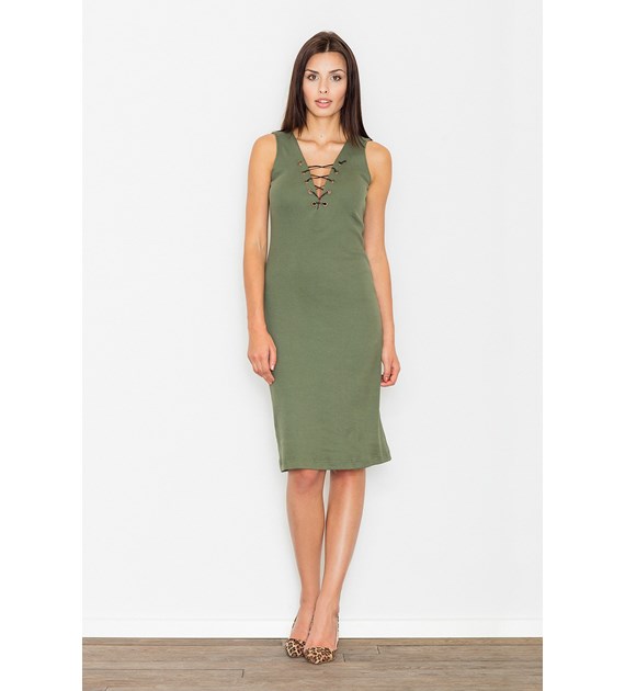 Dress M487 Olive green S/M