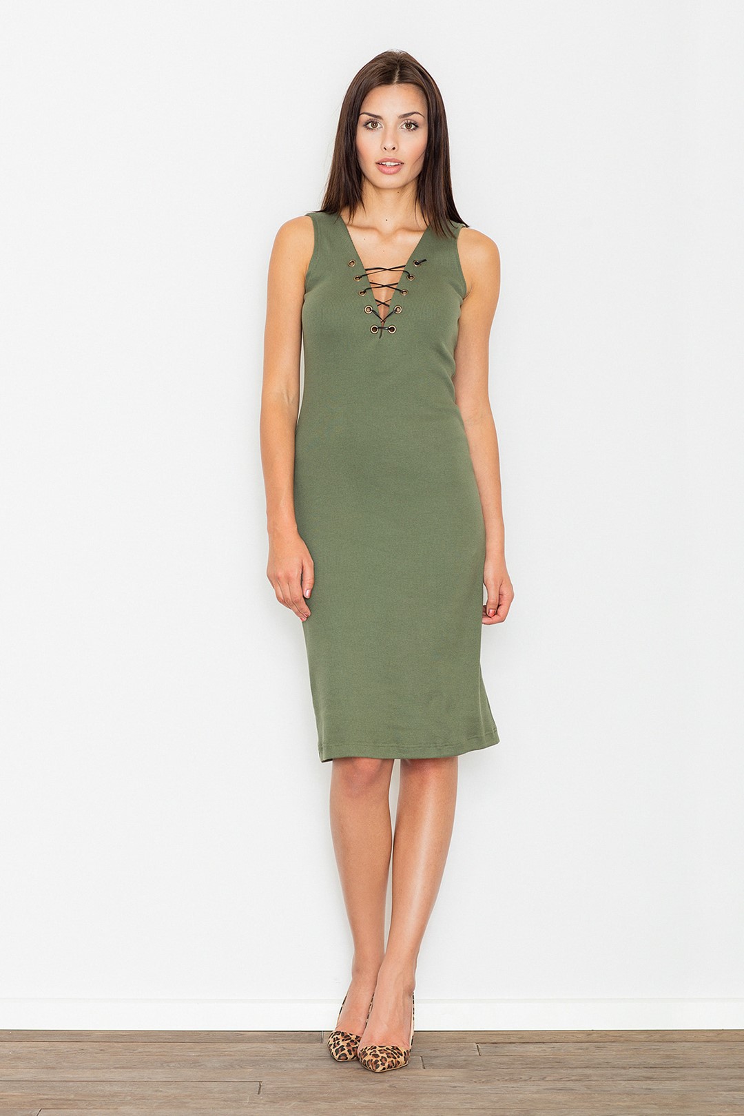 Dress M487 Olive green L/XL