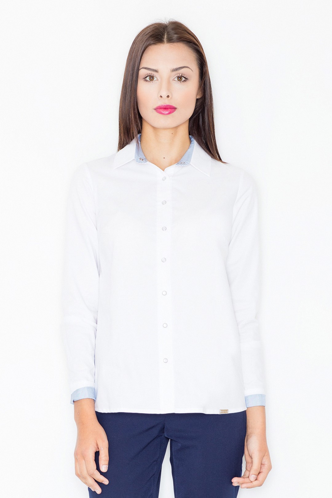 Shirt M491 White-blue XL